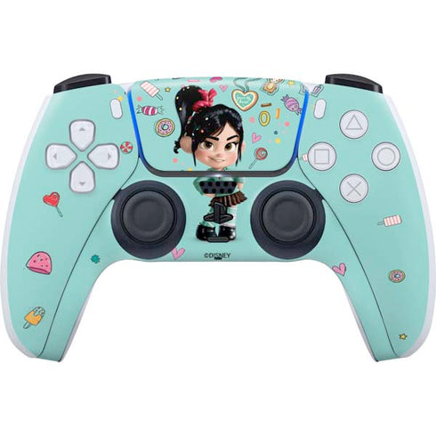Disney Wreck-it Ralph Vanellope Sugar Icons PS5 Controller Skin